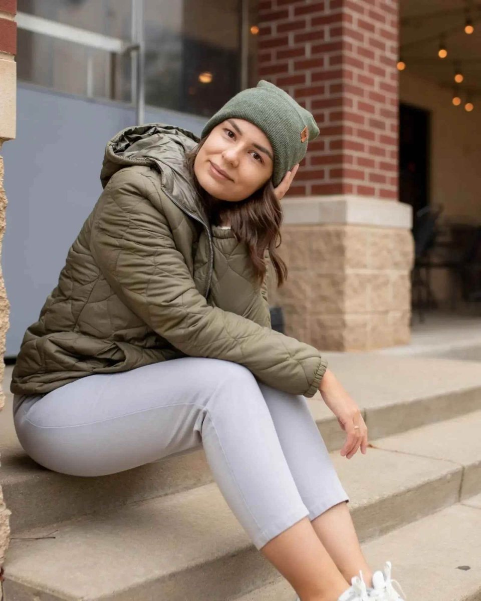 Haakwear H - Stitch Cuffed Beanie Made In Usa Patented 12290131 Beanie by Haakwear Usa – Don't Panic Shoes