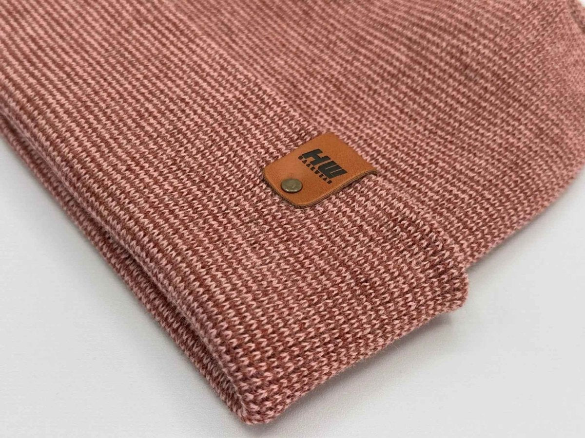 Haakwear H Stitch Fusion Cuffed Beanie Knit Fabric Beanie by Haakwear Usa – Don't Panic Shoes