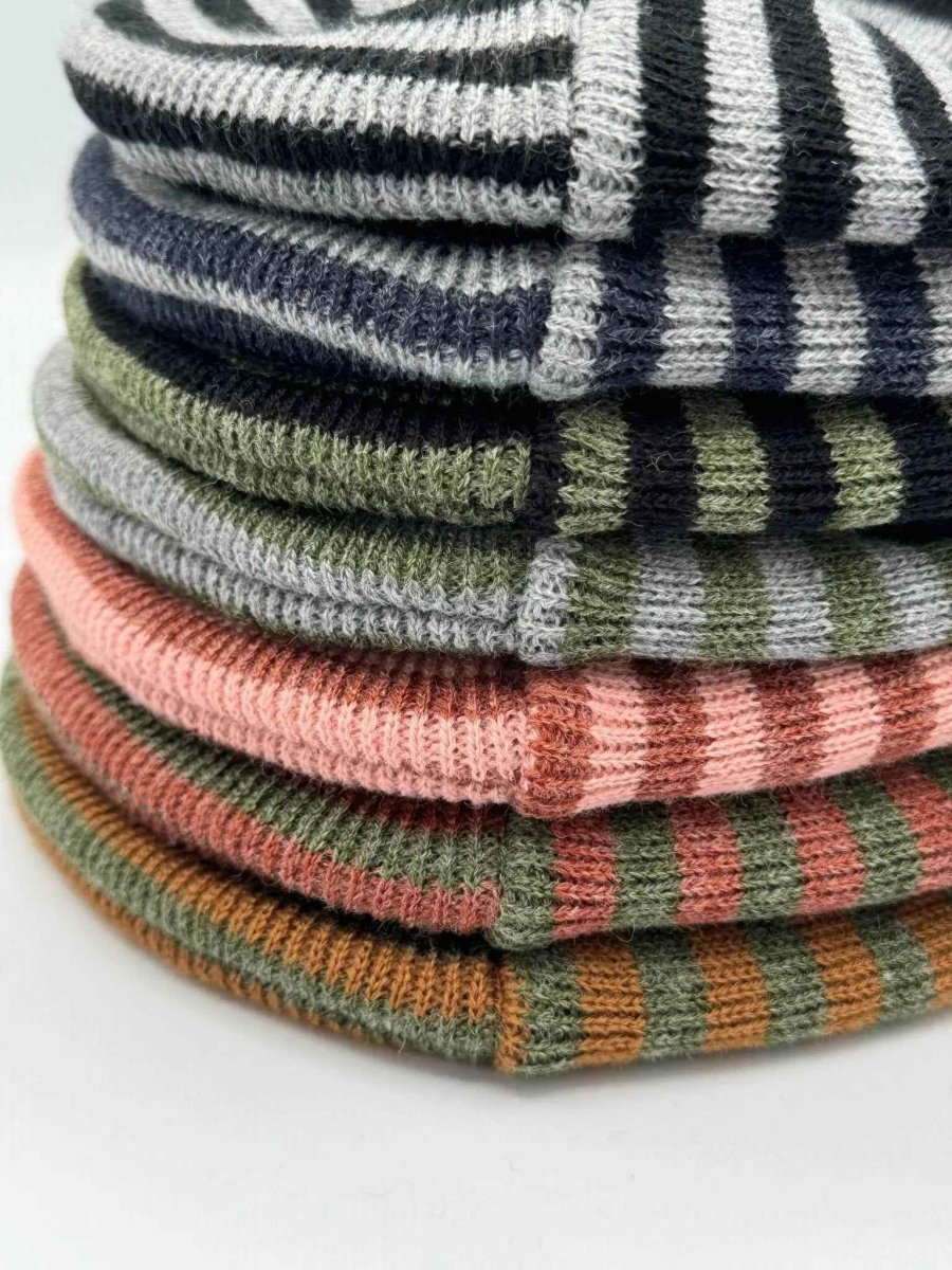 Haakwear H Stitch Roro Cuffed Beanie Acrylic Wool Blend Beanie by Haakwear Usa – Don't Panic Shoes