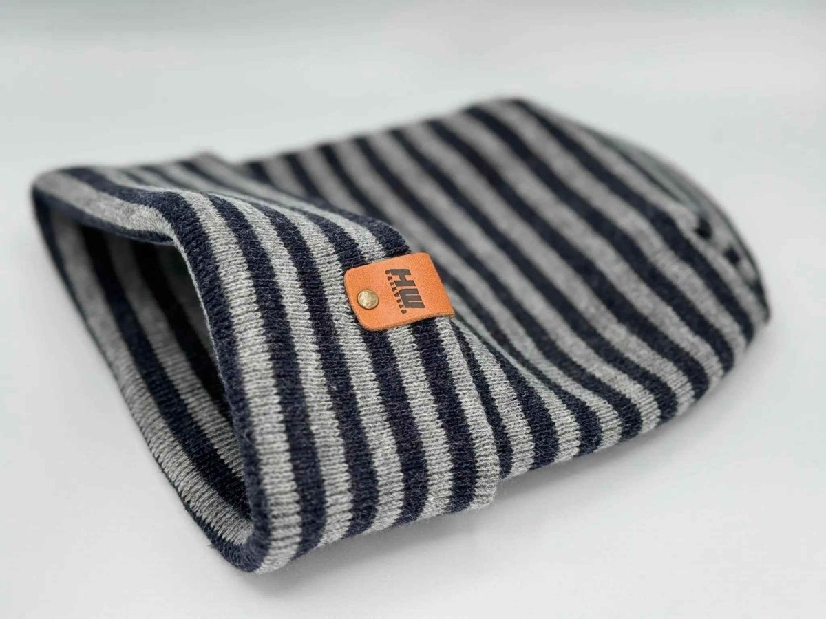 Haakwear H Stitch Roro Cuffed Beanie Made In Usa Denim Beanie by Haakwear Usa – Don't Panic Shoes