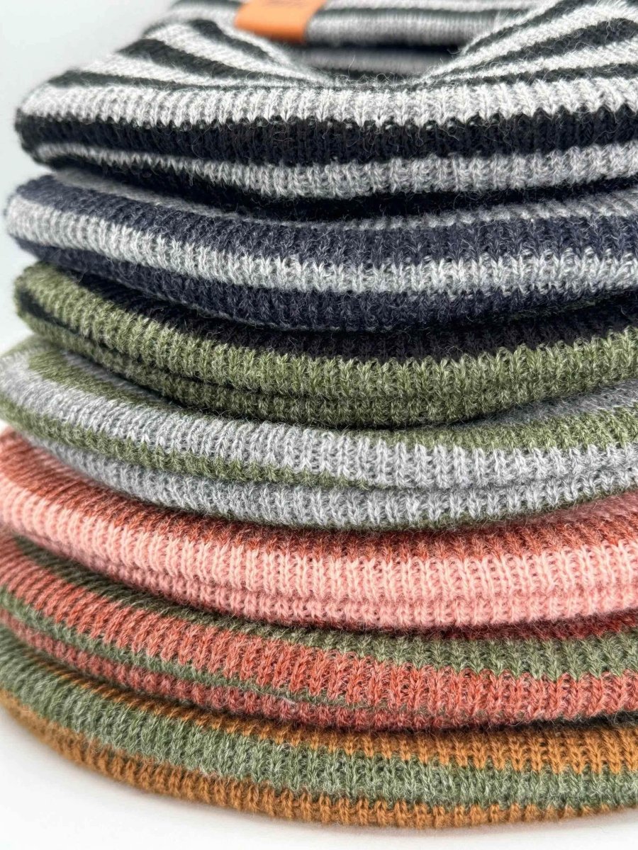 Haakwear H Stitch Roro Cuffed Beanie Patented Design Beanie by Haakwear Usa – Don't Panic Shoes