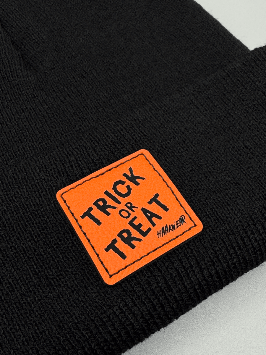 Haakwear Halloween Trick Or Treat Beanie Exclusive Beanie by Haakwear Usa – Don't Panic Shoes