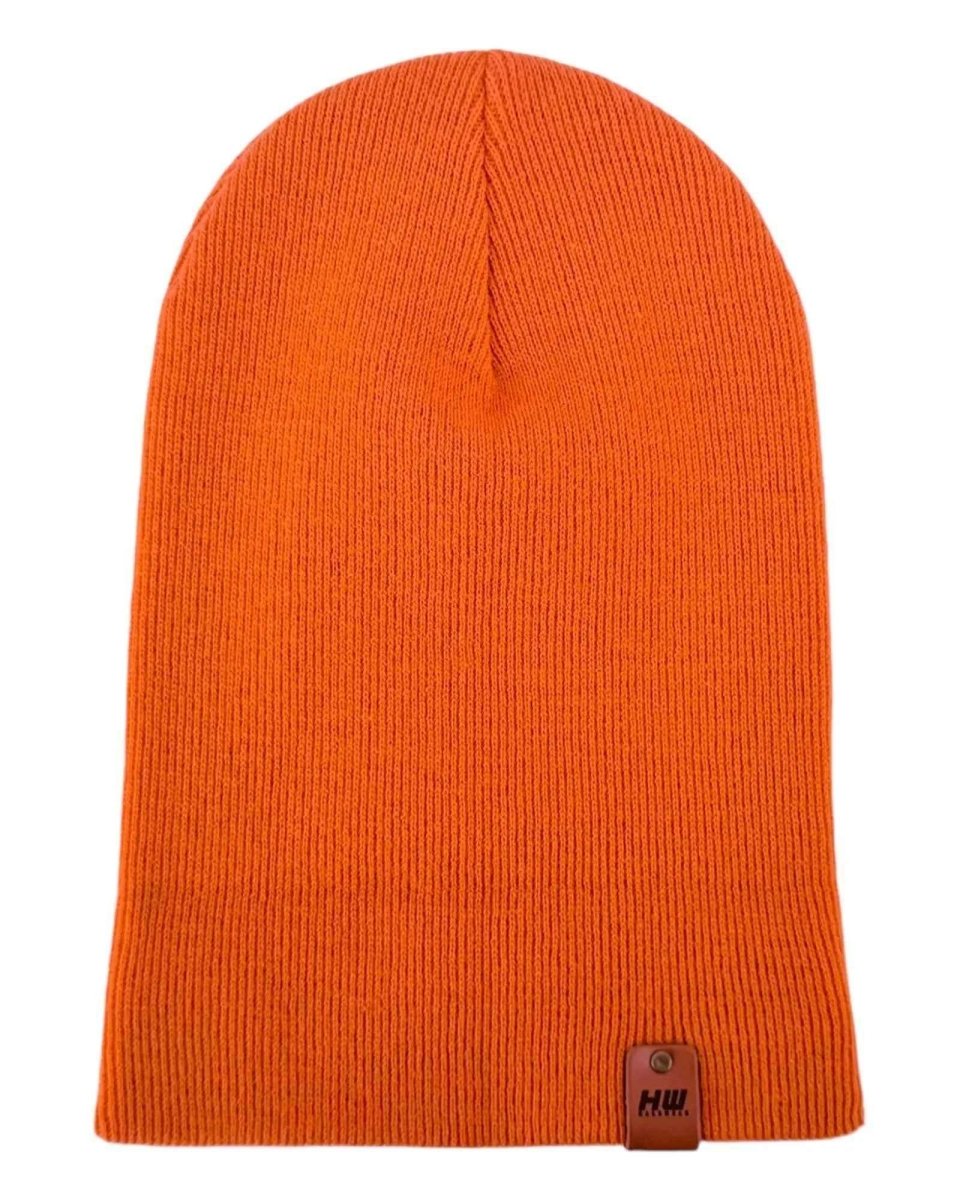Haakwear Knit Cuffed Classic Beanie Hat Tiger Orange Beanie by Haakwear Usa – Don't Panic Shoes