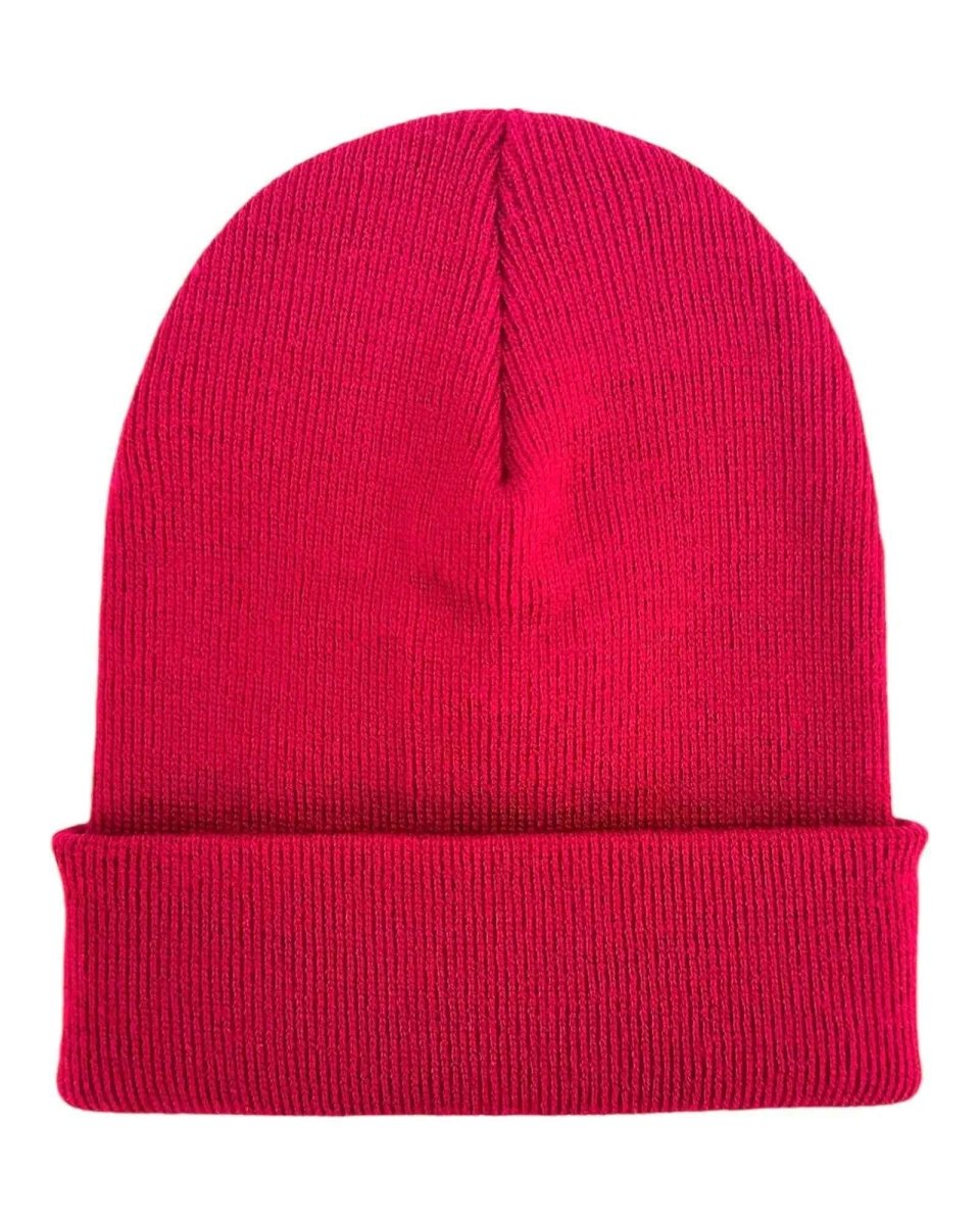 Haakwear Premium Knit Cuffed Beanie Hat Burnt Maroon Beanie by Haakwear Usa – Don't Panic Shoes