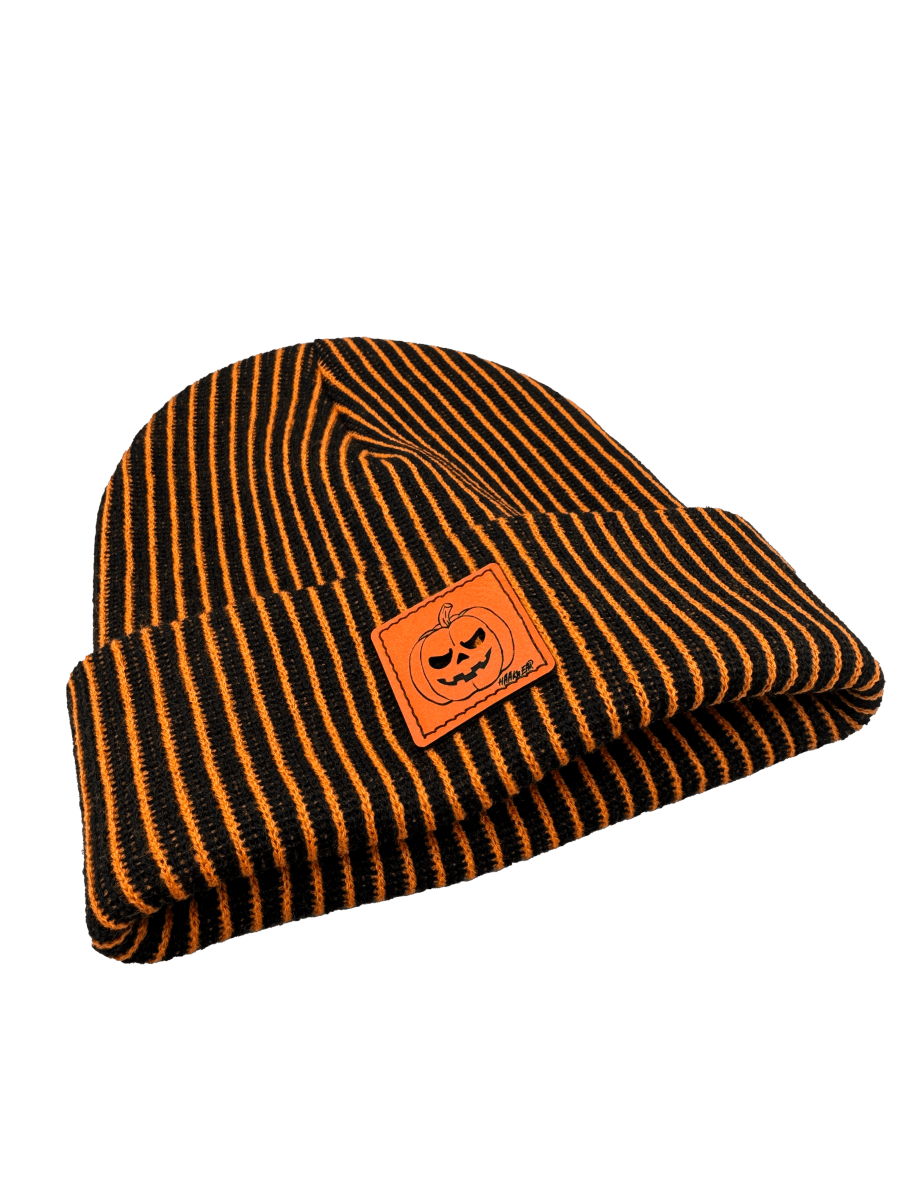 Haakwear Striped Pumpkin Beanie Exclusive Limited Edition Beanie by Haakwear Usa – Don't Panic Shoes
