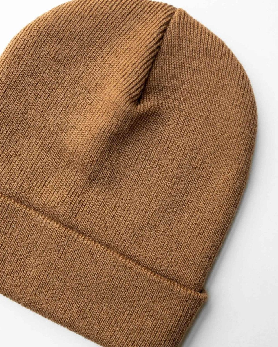 Haakwear Traditional Silent Cuffed Beanie Camel Brown Cs104 Beanie by Haakwear Usa – Don't Panic Shoes