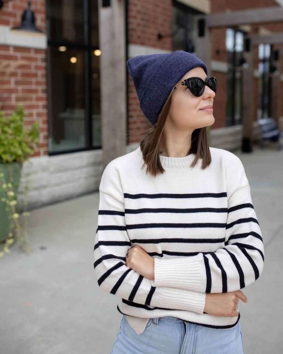 Haakwear Traditional Silent Cuffed Beanie Denim Blue Cs106 Beanie by Haakwear Usa – Don't Panic Shoes