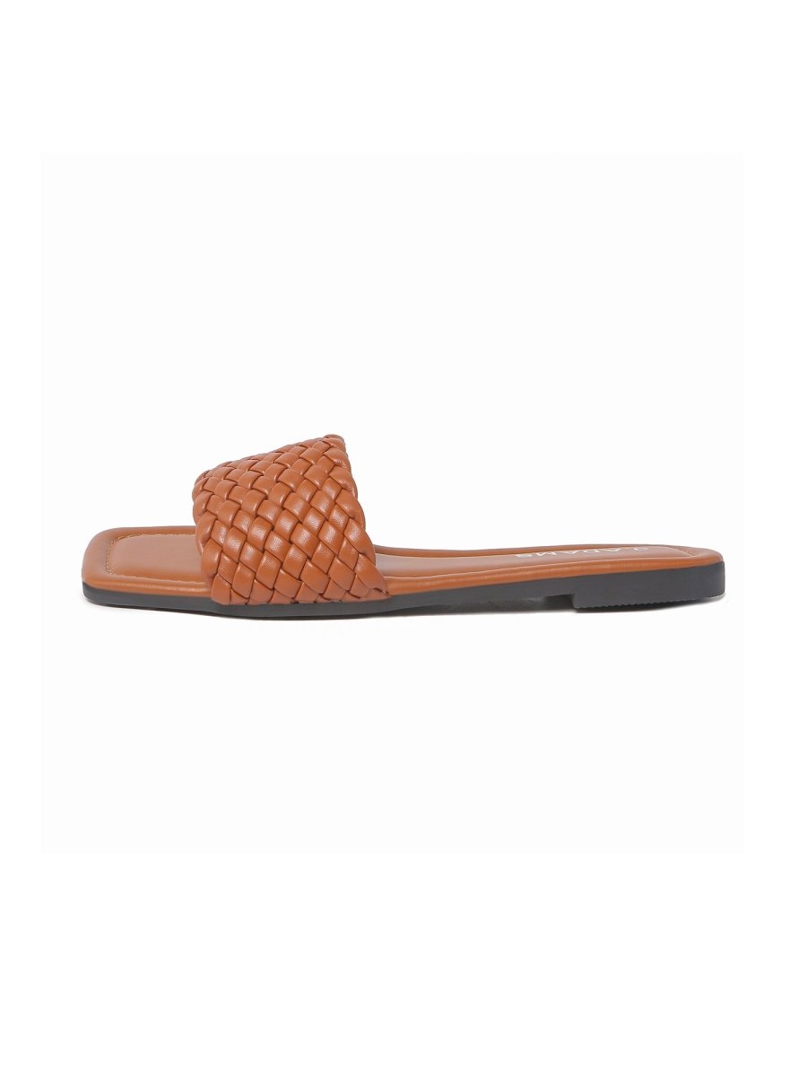 Hannah | Caramel Sandals by J.Adams – Don't Panic Shoes