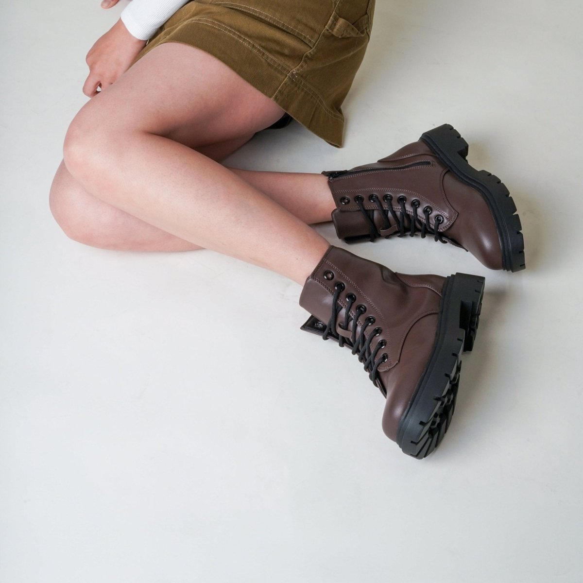Harley | Dark Brown Boots by J.Adams – Don't Panic Shoes