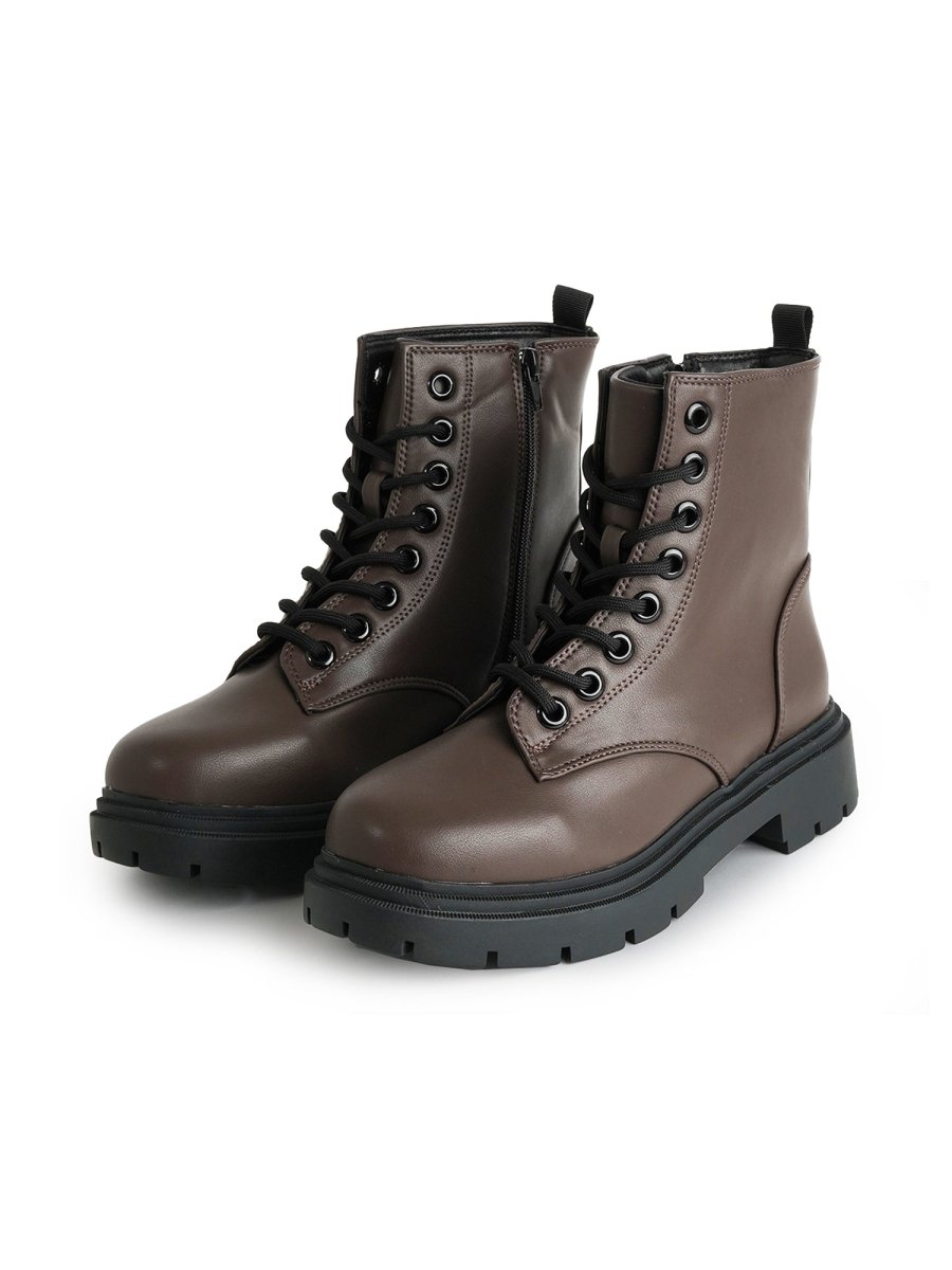 Harley | Dark Brown Boots by J.Adams – Don't Panic Shoes