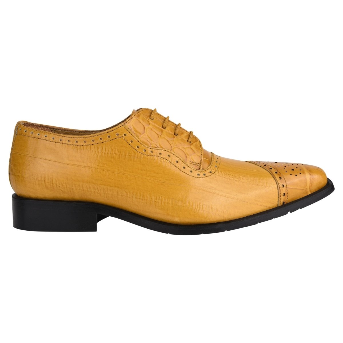 Henley Genuine Leather Oxford Style Brogue Dress Shoes Shoes by Libertyzeno – Don't Panic Shoes