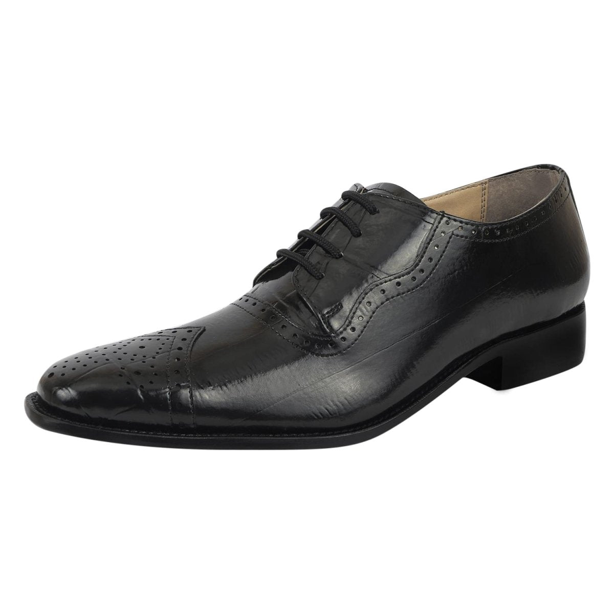 Henley Genuine Leather Oxford Style Brogue Dress Shoes Shoes by Libertyzeno – Don't Panic Shoes