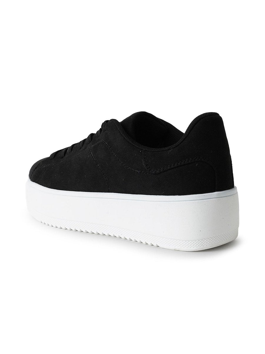 Hero | Black Suede Sneakers by J.Adams – Don't Panic Shoes