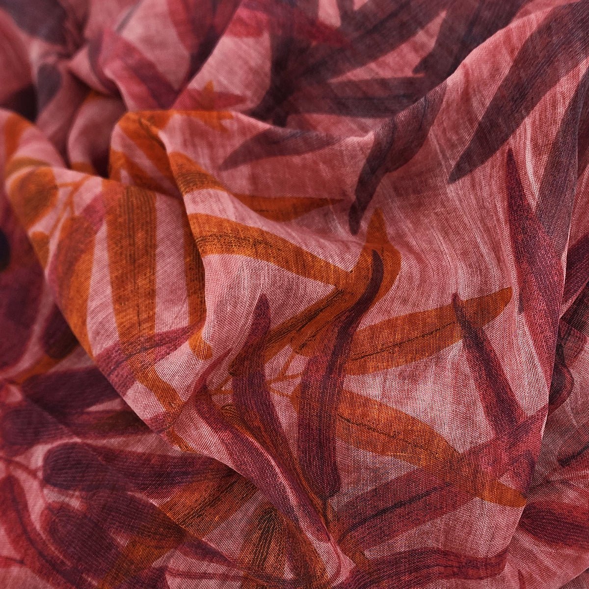 Hokusai Pattern Bamboo Fiber Vibrant Pink 74 Bamboo Scarves by Mar Soreli – Don't Panic Shoes