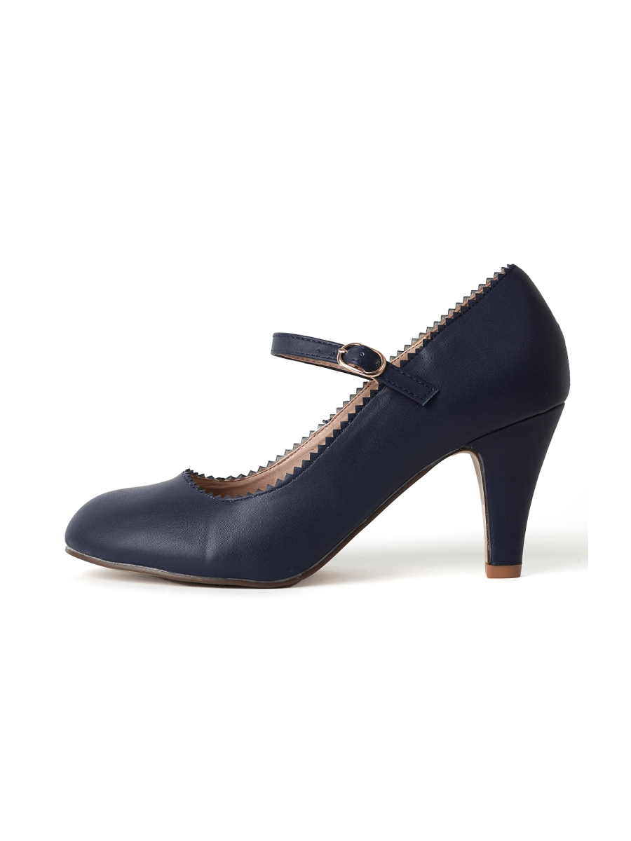 Honey | Navy Heels by J.Adams – Don't Panic Shoes