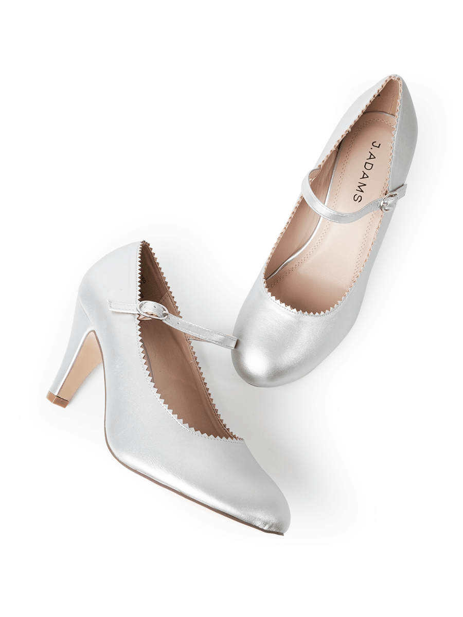 Honey | Silver Heels by J.Adams – Don't Panic Shoes