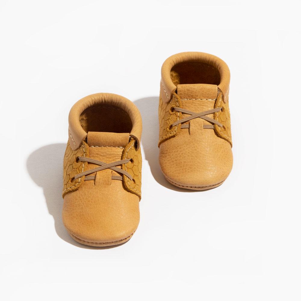 Honeycomb Oxford Baby Shoe Oxford by Freshly Picked – Don't Panic Shoes