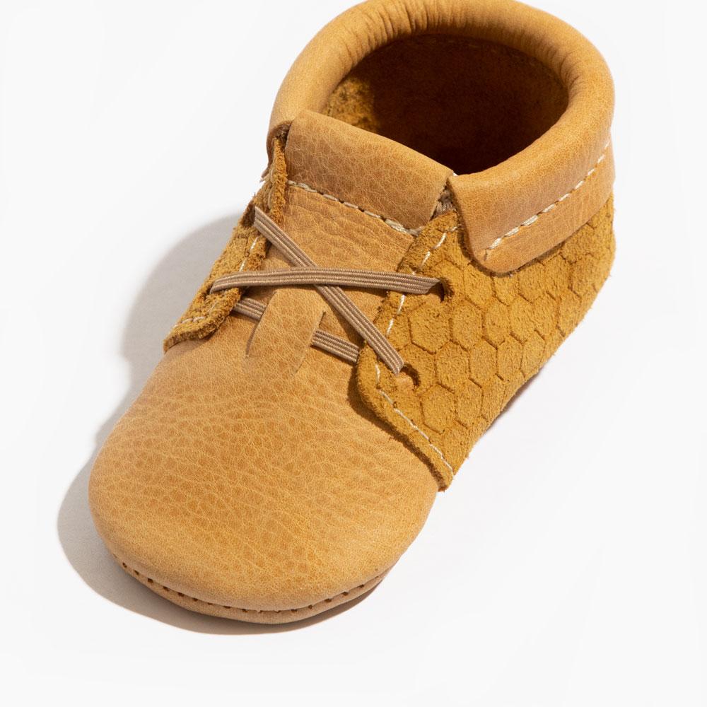 Honeycomb Oxford Baby Shoe Oxford by Freshly Picked – Don't Panic Shoes