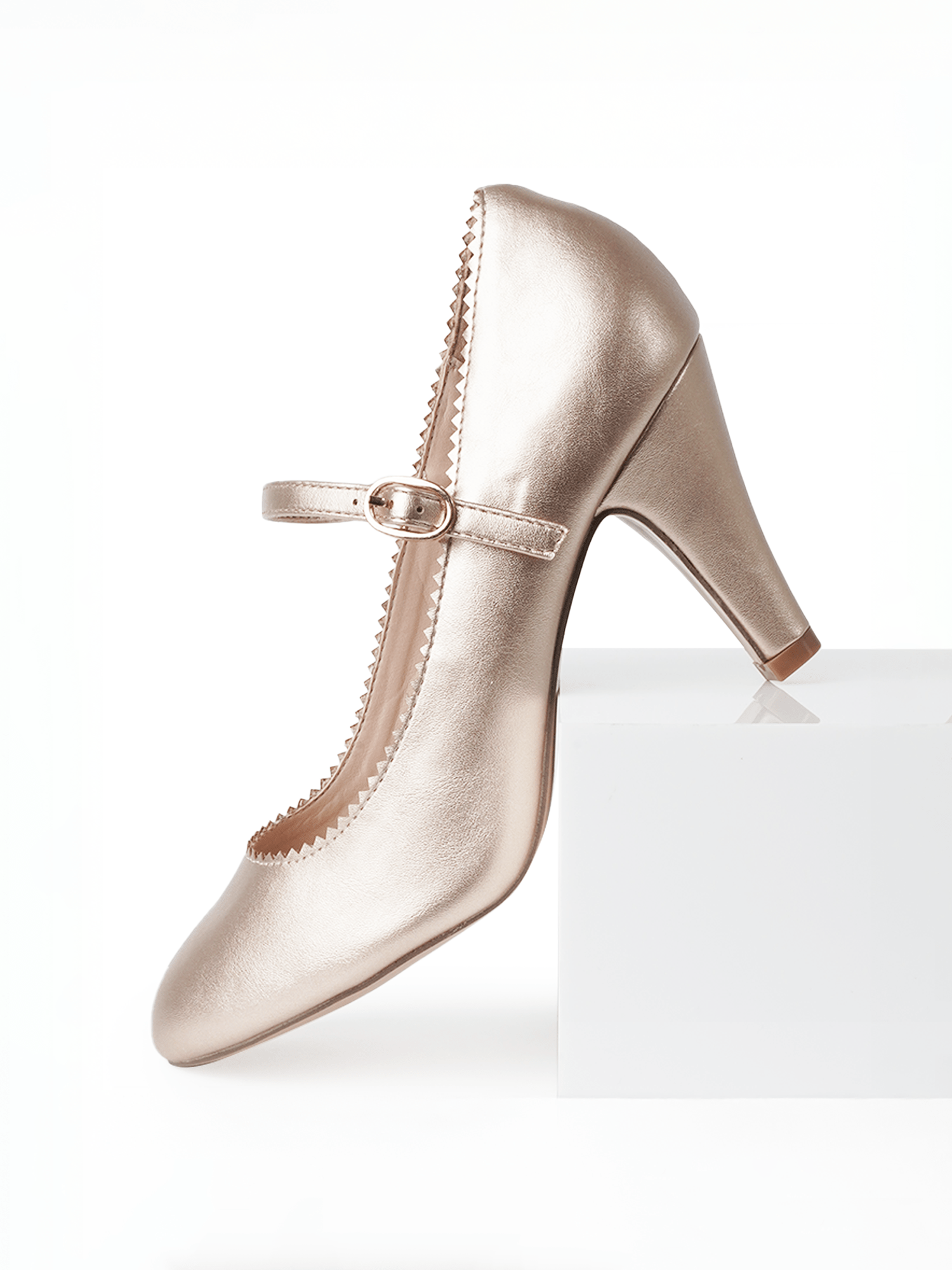 J Adams Shoes Women's Honey | Rose Gold Patent