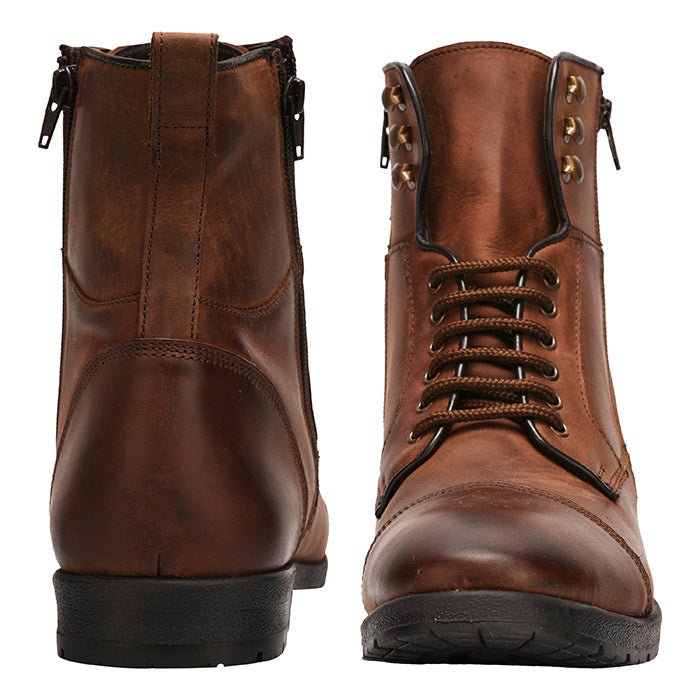 Hopper Men's Leather Ankle Length Boots Boots by Libertyzeno – Don't Panic Shoes