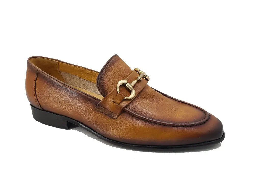 Horse Bit Loafer Premium Soft Calf Leather For Office And Bar Ks525 - 601 Shoes by Carrucci Shoes – Don't Panic Shoes