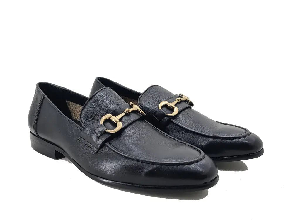 Horse Bit Loafer Premium Soft Calf Leather For Office And Bar Ks525 - 601 Shoes by Carrucci Shoes – Don't Panic Shoes