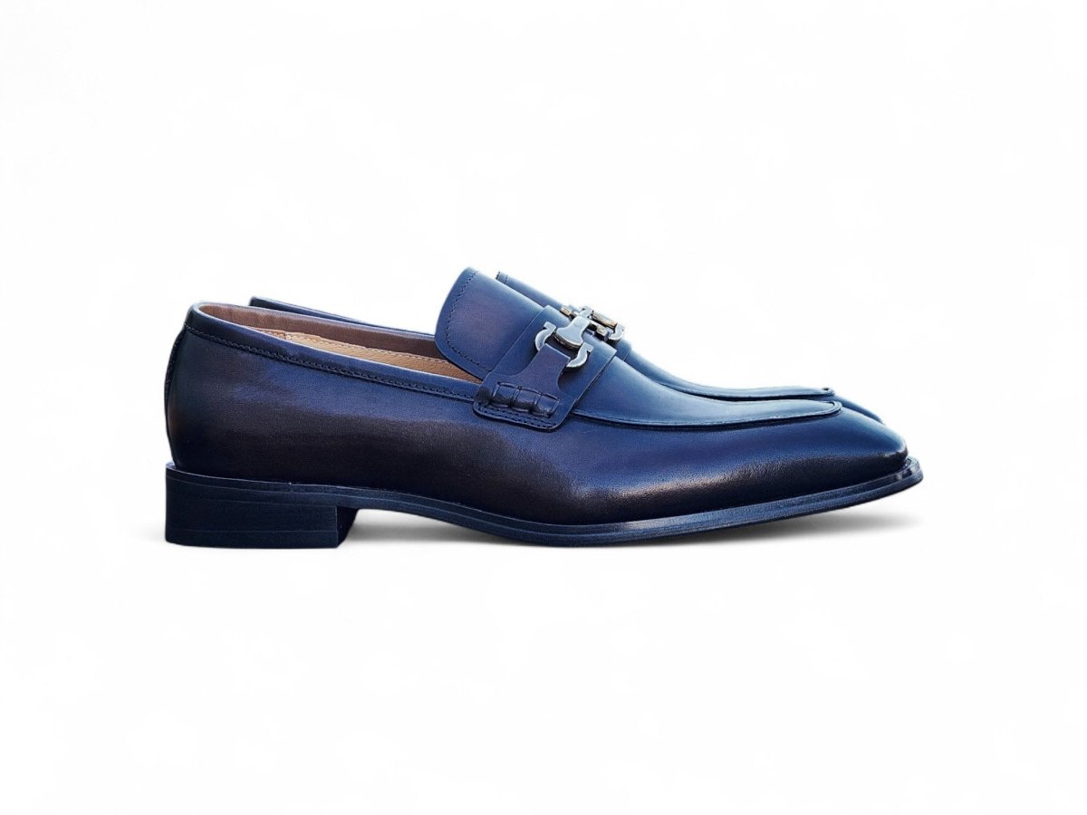 Horsebit Buckle Loafer Calf Leather Timeless Ks509 - 38 Shoes by Carrucci Shoes – Don't Panic Shoes