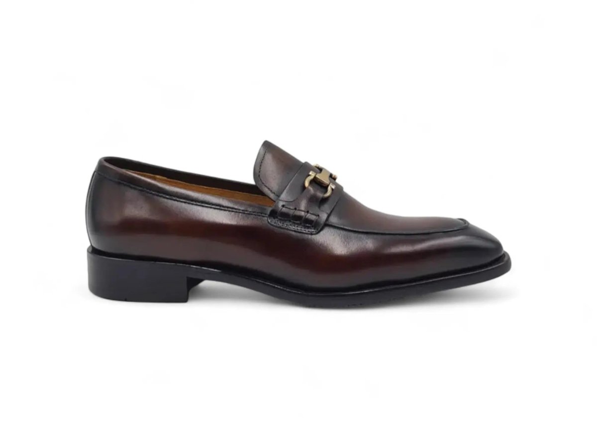 Horsebit Buckle Loafer Calf Leather Timeless Ks509 - 38 Shoes by Carrucci Shoes – Don't Panic Shoes