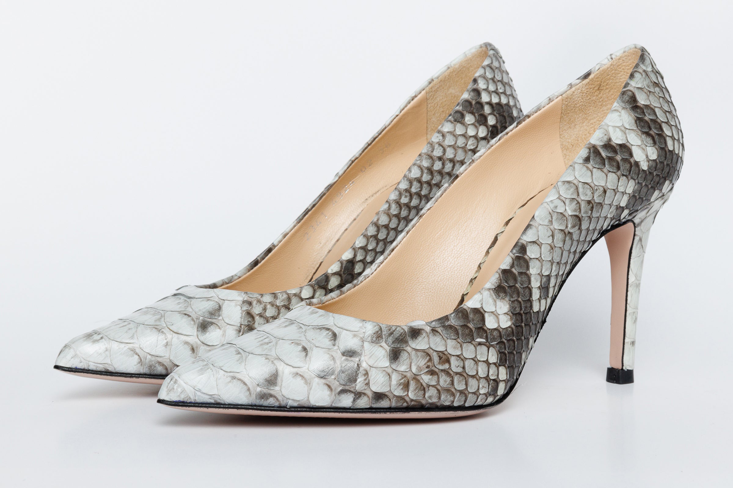 The Queen Natural Pythn Leather Pump Women Shoe