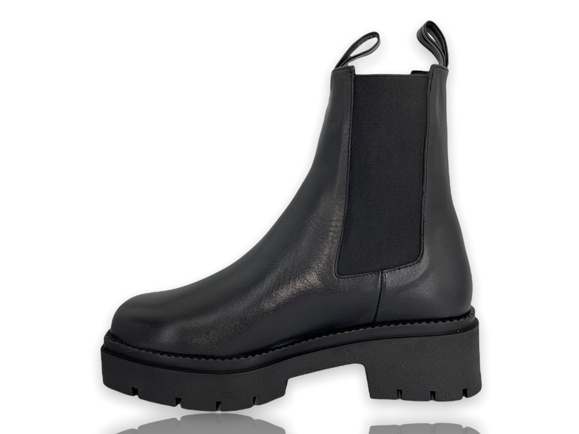 The Olga Black Leather Boot FINAL SALE!