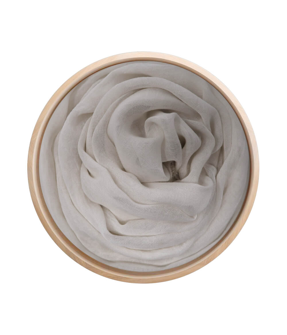 Innbamboo Bamboo Scarf Florence Italy Solid White 02 Bamboo Scarves by Mar Soreli – Don't Panic Shoes