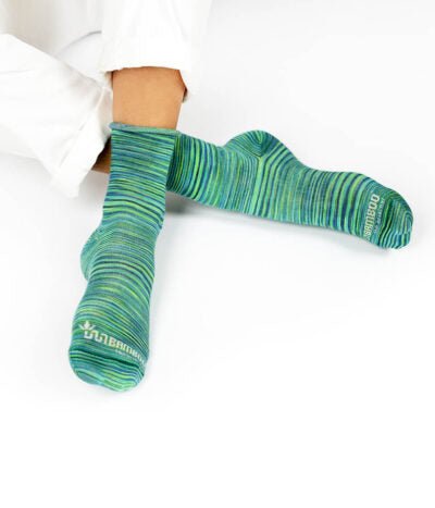 Innbamboo Socks Grosseto Bamboo Multicolor Chromatic Lines Socks by Mar Soreli – Don't Panic Shoes