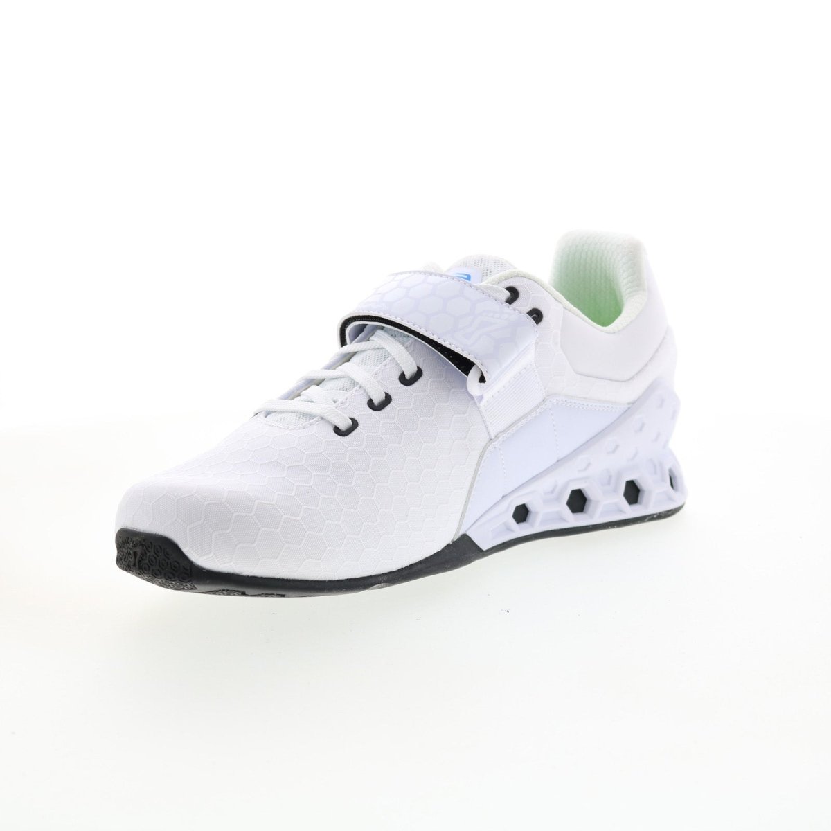 Inov8 FaStlift Power G 380 Weightlifting Shoes Men’s White Blue 001056 - Whbl - S - 01 Footwear by Inov - 8 – Don't Panic Shoes