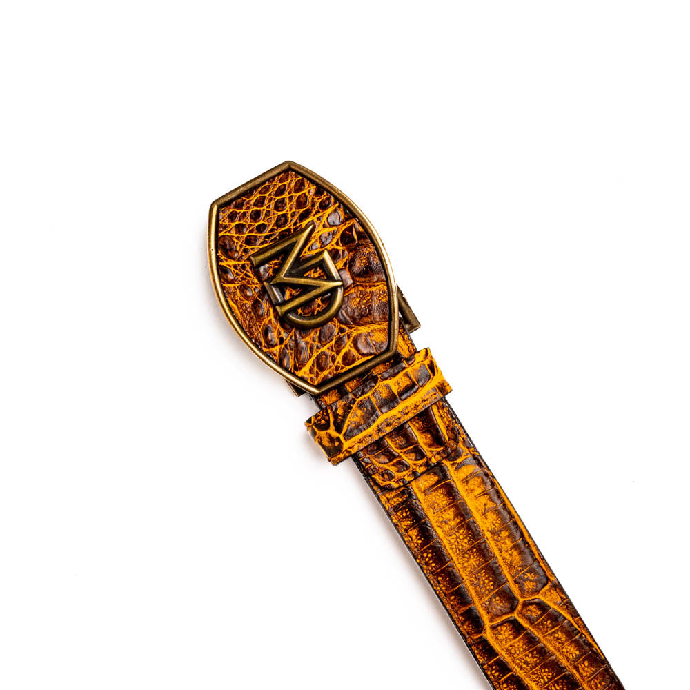 Iowa Belt Mustard Brown