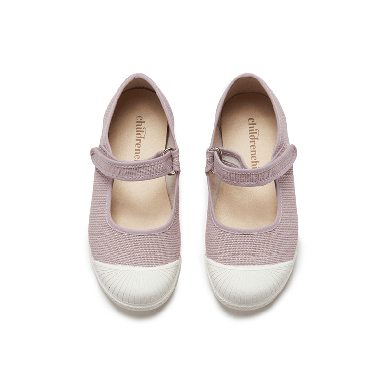 Isabel Lilac Adjustable Velcro Non Slip Rubber Captoe seasonal core SS by Childrenchic – Don't Panic Shoes