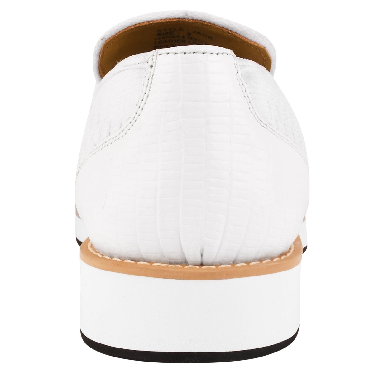 Jack Mens Leather Textile Casual Loafers Shoes by Libertyzeno – Don't Panic Shoes