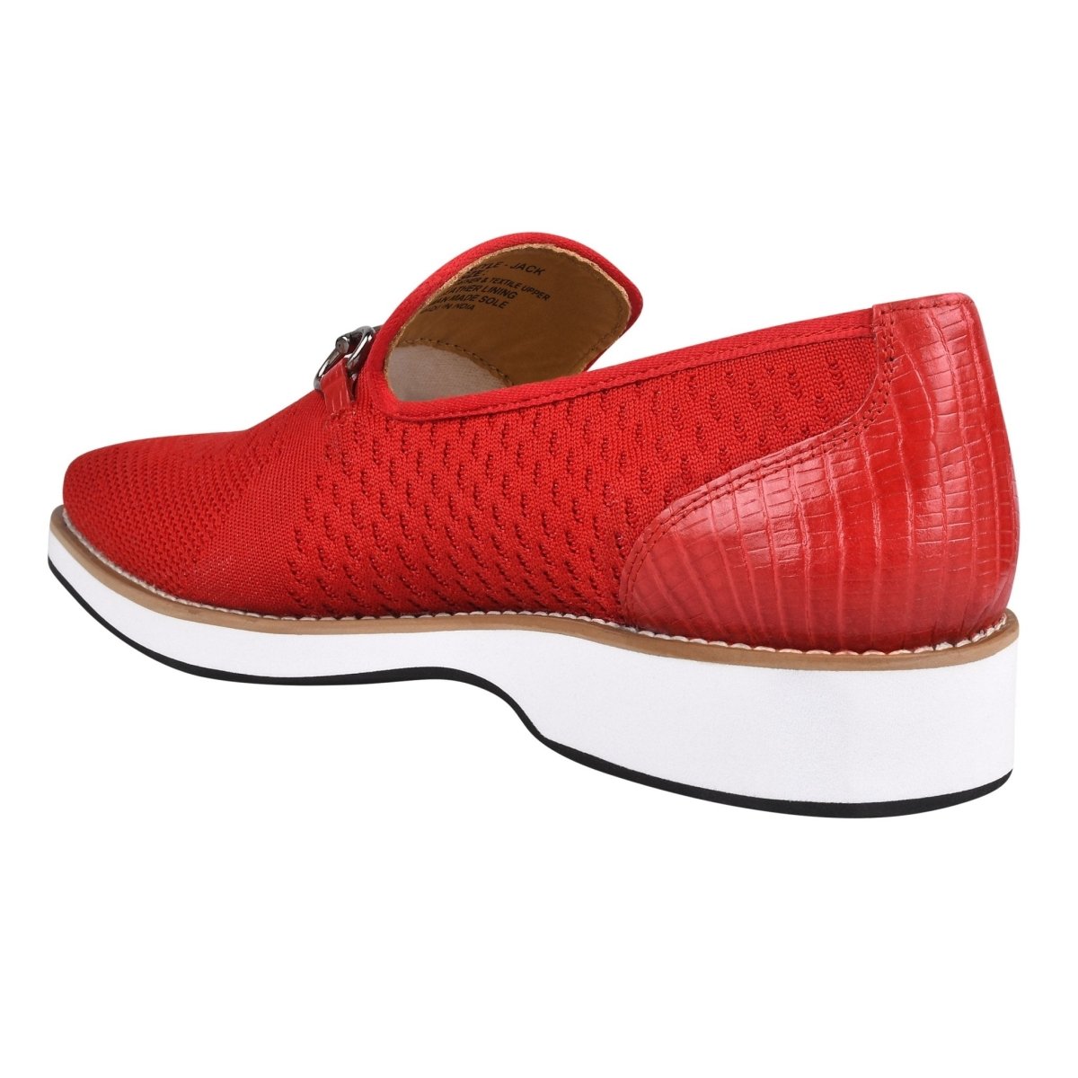 Jack Mens Leather Textile Casual Loafers Shoes by Libertyzeno – Don't Panic Shoes