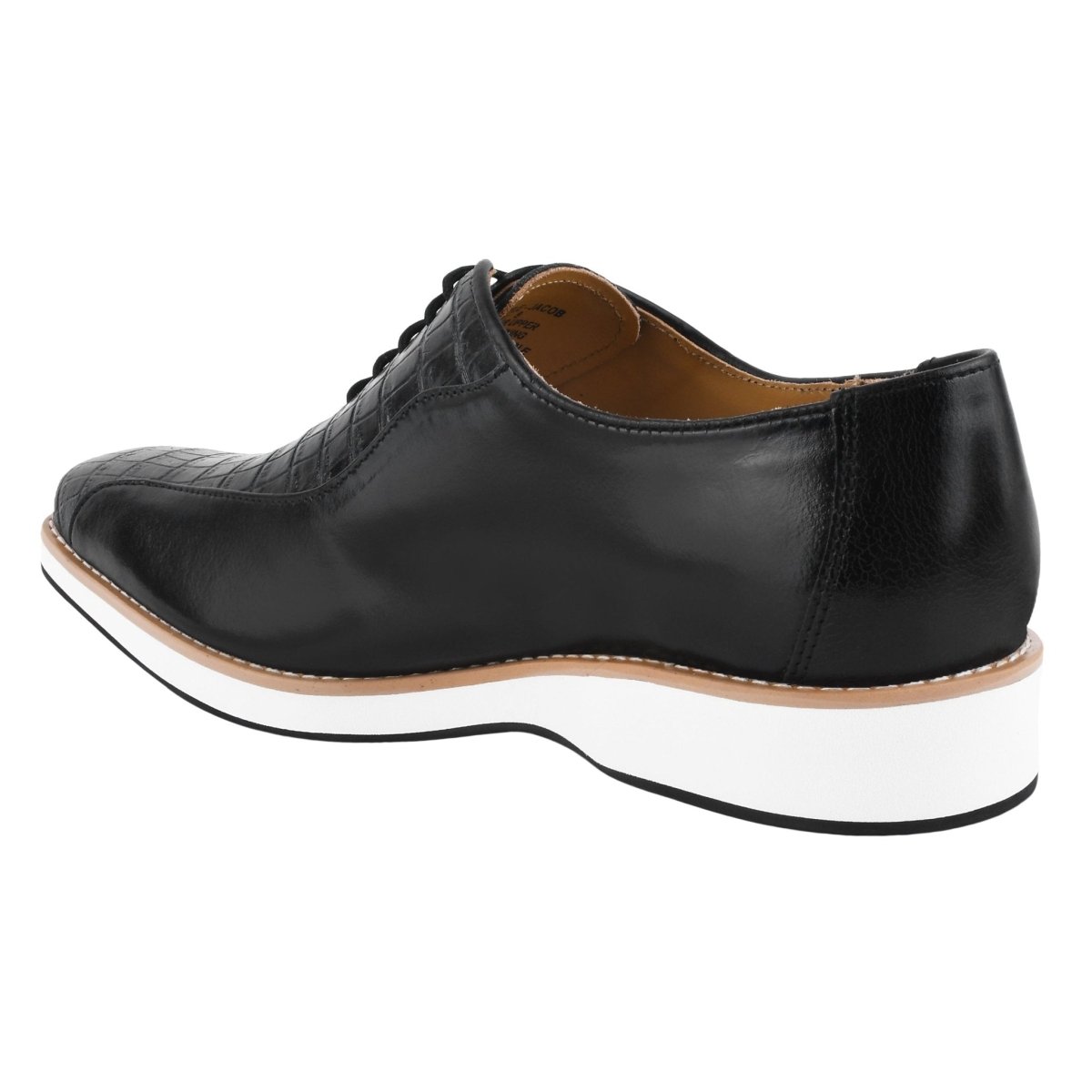 Jacob Small Croco Texture Casual Oxford Style Dress Shoes For Men Shoes by Libertyzeno – Don't Panic Shoes