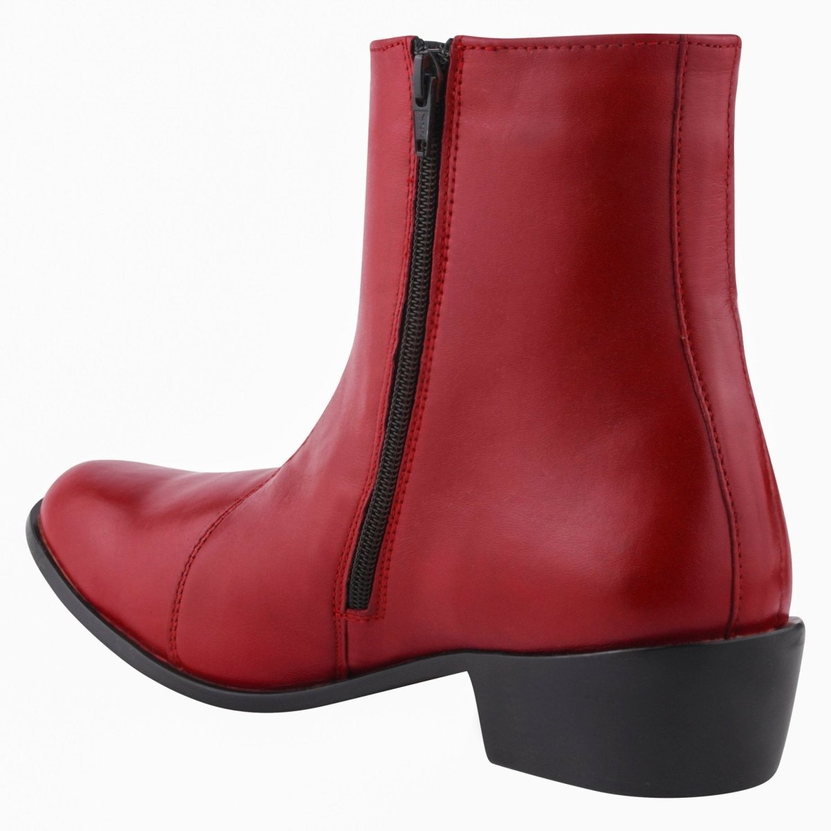 Jazzy Jackman Leather Ankle Length Boots For Men Boots by Libertyzeno – Don't Panic Shoes