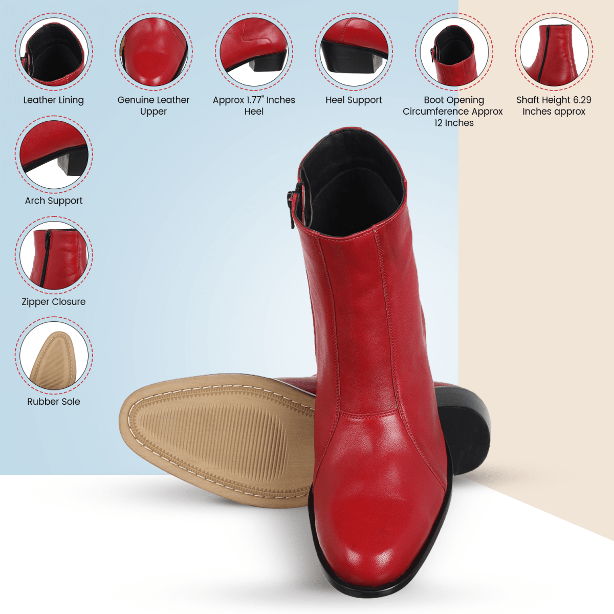 Jazzy Jackman Leather Ankle Length Boots For Men Boots by Libertyzeno – Don't Panic Shoes