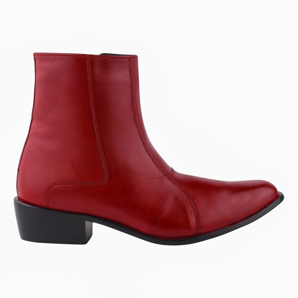 Jazzy Jackman Leather Ankle Length Boots For Men Boots by Libertyzeno – Don't Panic Shoes