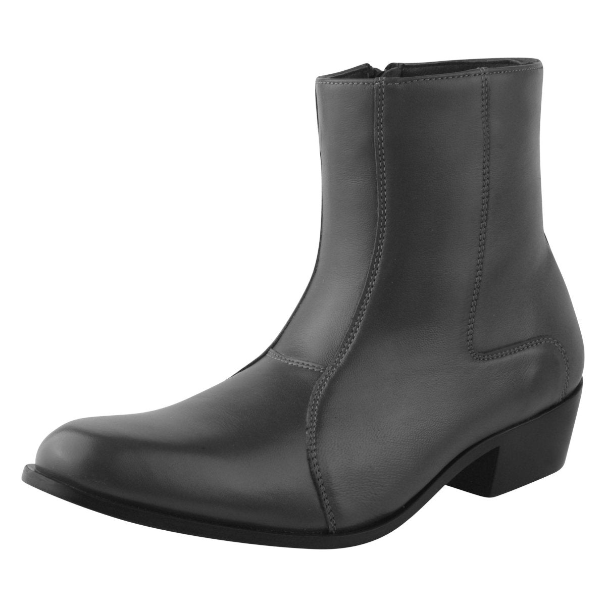 Jazzy Jackman Leather Ankle Length Boots For Men Boots by Libertyzeno – Don't Panic Shoes