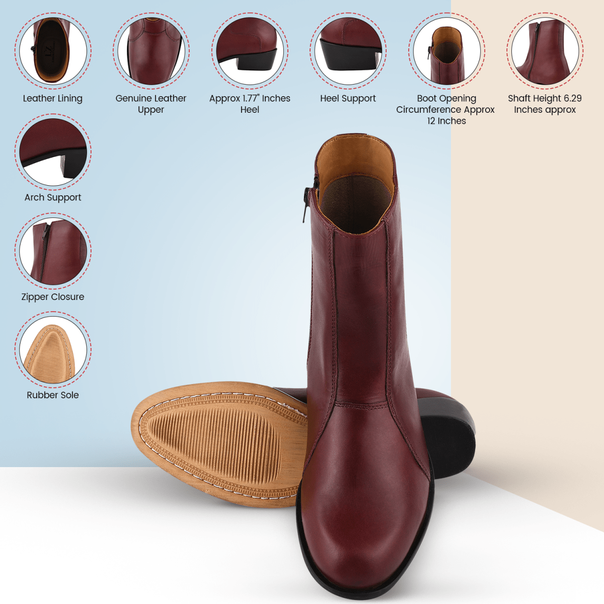 Jazzy Jackman Leather Ankle Length Boots For Men Boots by Libertyzeno – Don't Panic Shoes