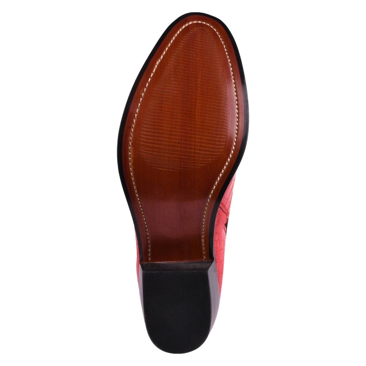 Jazzy Jackman Leather Print Ankle Length Boots Shoes by Libertyzeno – Don't Panic Shoes