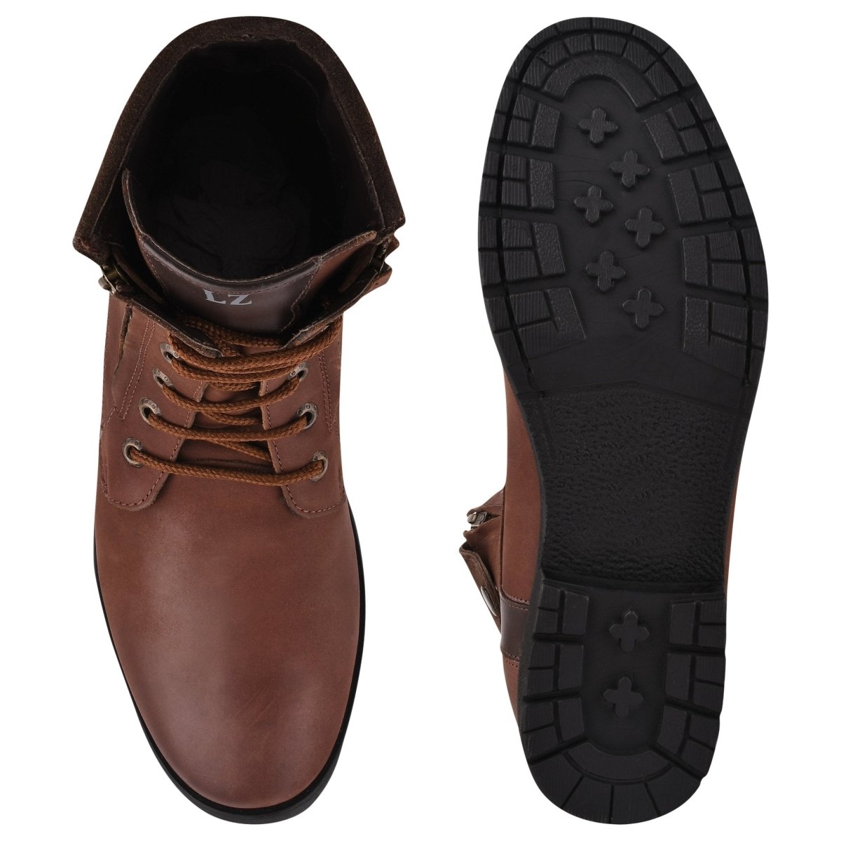 Jerry Leather Ankle Length Boots Boots by Libertyzeno – Don't Panic Shoes