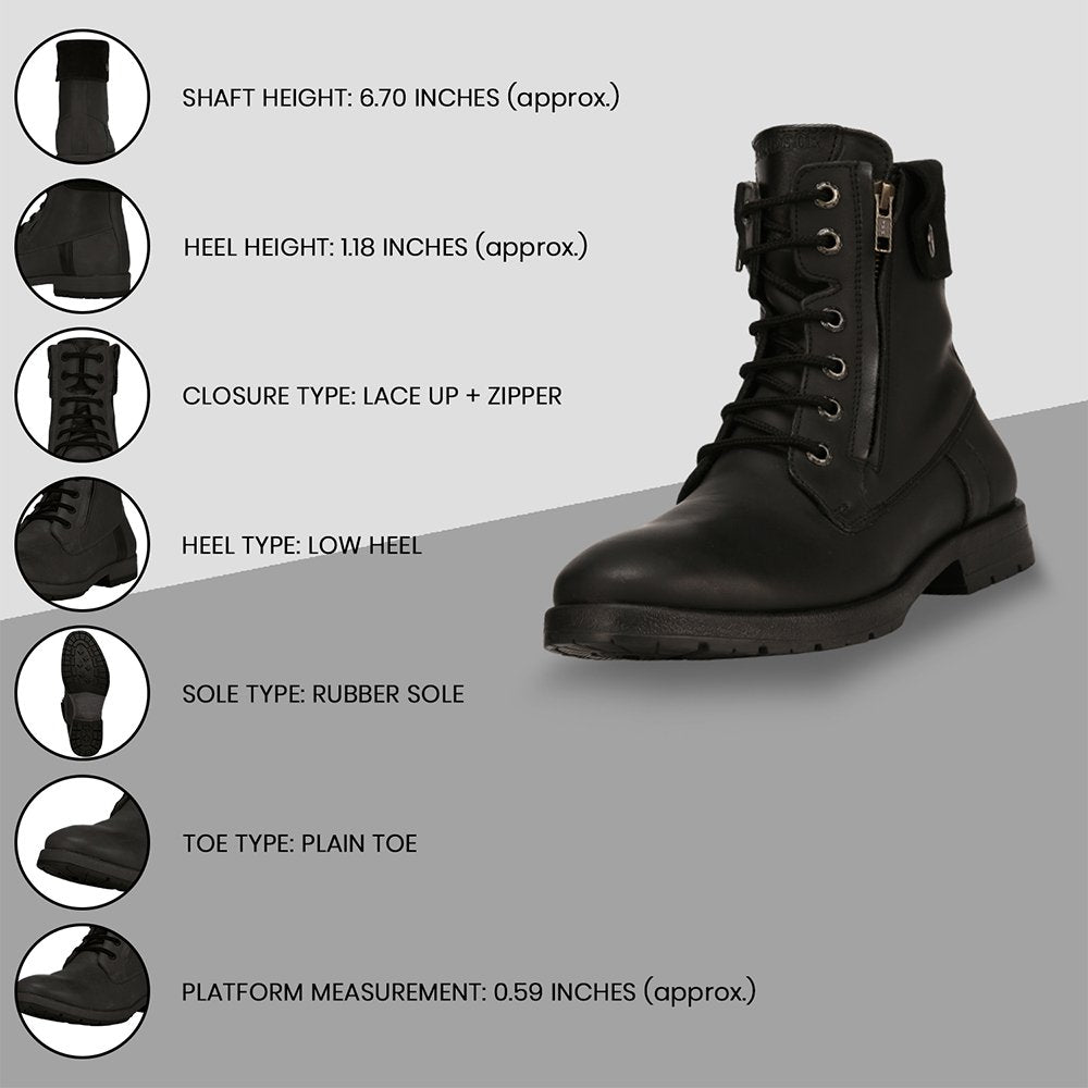 Jerry Leather Ankle Length Boots Boots by Libertyzeno – Don't Panic Shoes