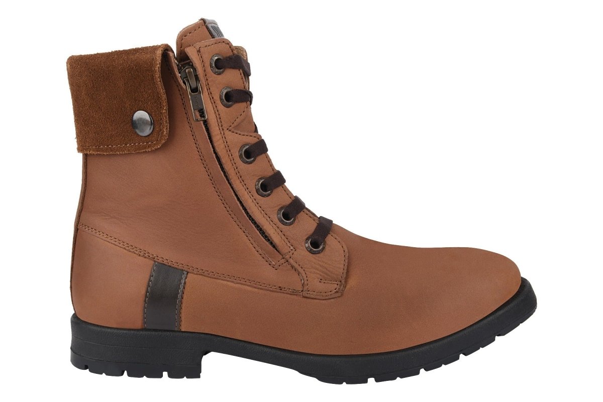 Jerry Leather Ankle Length Boots Boots by Libertyzeno – Don't Panic Shoes