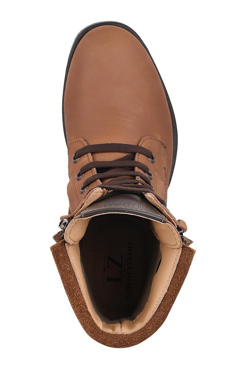 Jerry Leather Ankle Length Boots Boots by Libertyzeno – Don't Panic Shoes