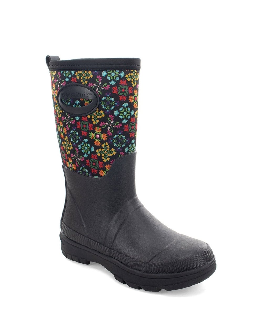 Jewel Women’S Neoprene Vegan Fur Mid Boot Black Cold Weather Snow Boots by Western Chief Women's – Don't Panic Shoes