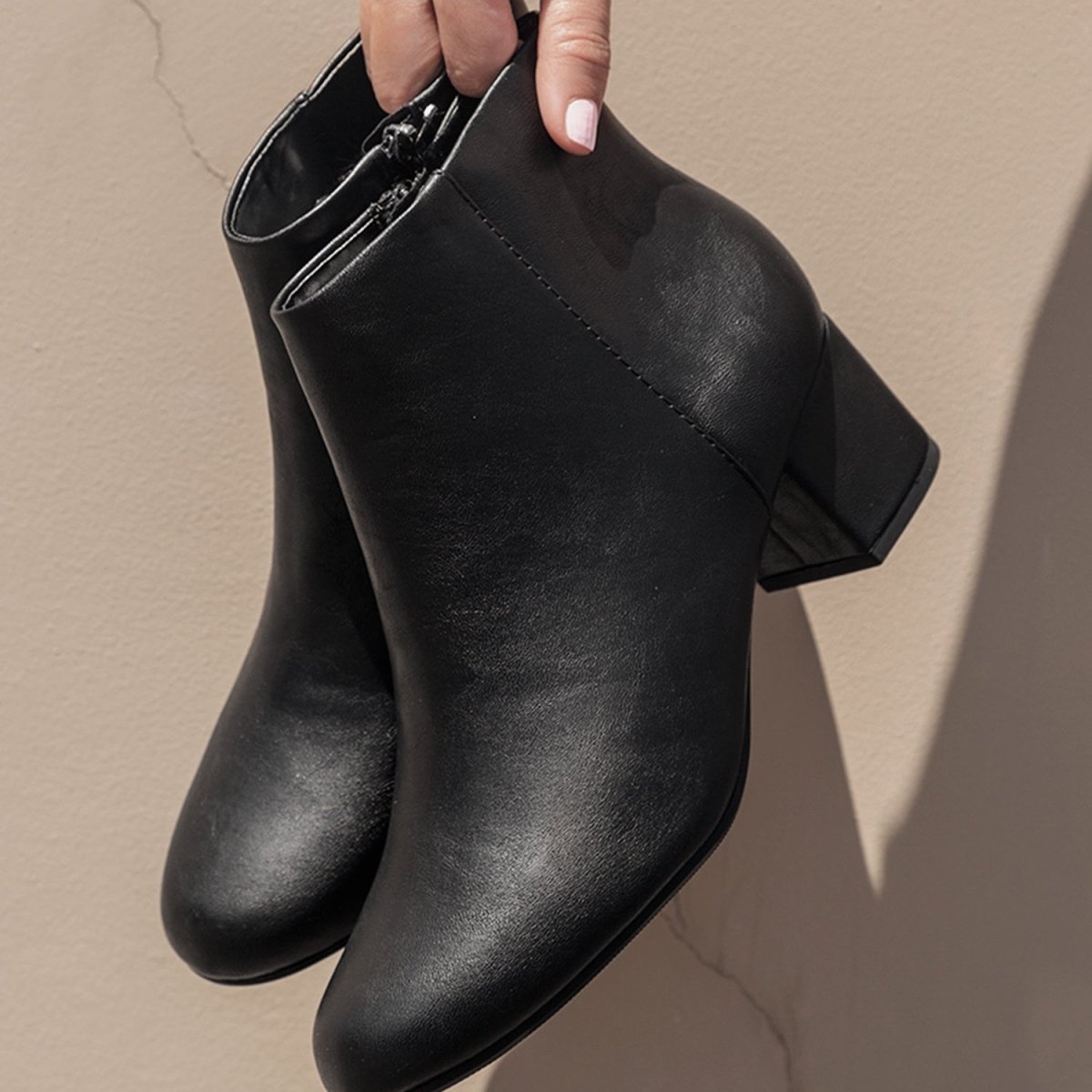Jody | Black Booties by J.Adams – Don't Panic Shoes